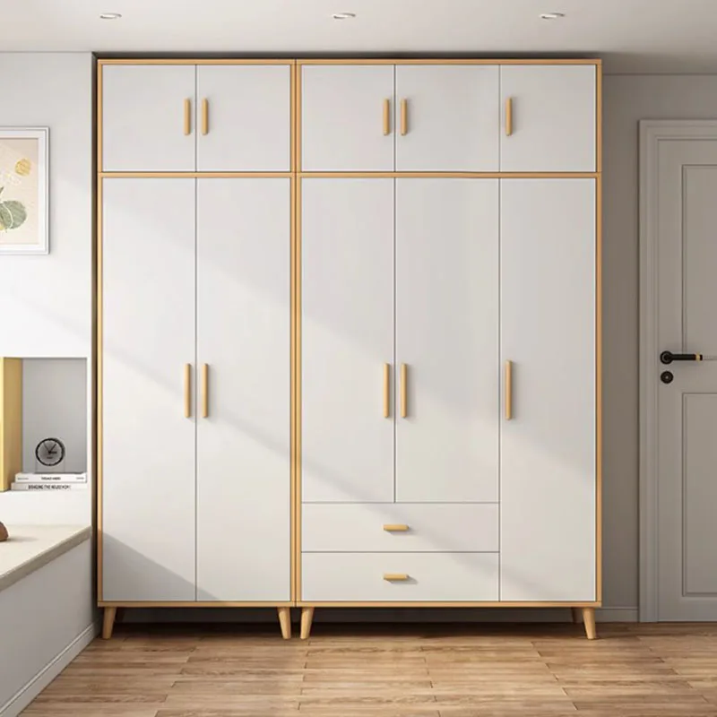 Modern Storage Wardrobe New Space Saving Wooden Multifunction Wardrobe Bedroom Organizer Closet De Madera De Ropa Room Furniture