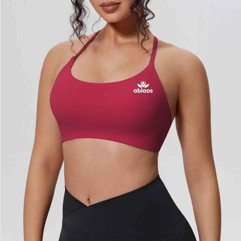 Super soft fabric sports bra fitness top women's high-quality yoga clothes women's fitness running bra fitness yoga bra