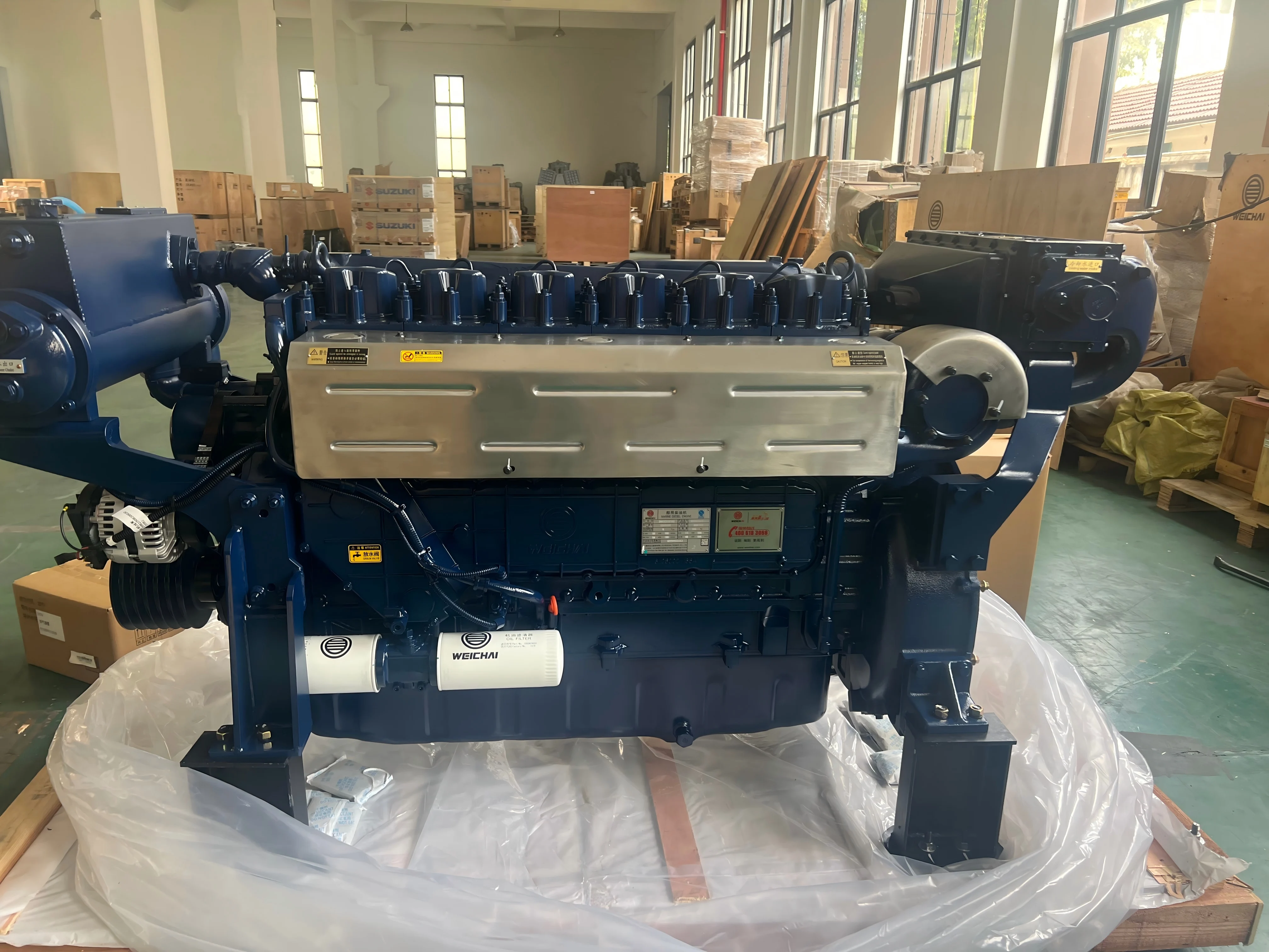 WD10 Series Ship Motor WD10C240-15 Fishing Vessel Marine diesel Engine