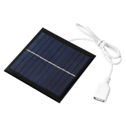 1W 5.5V USB Mini Solar Panel DIY Solar System High Capacity Solar Power Bank External Battery Pack Charger for Smart Phones