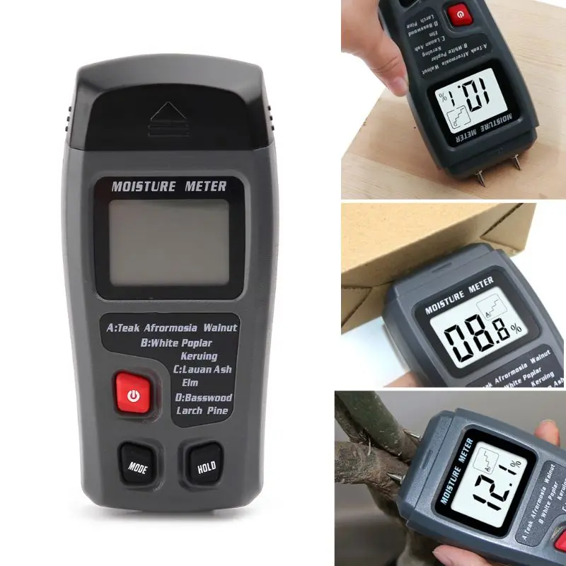 Wood Moisture Meter Digital Moisture Detector Moisture Tester Leak Detector Drop Shipping