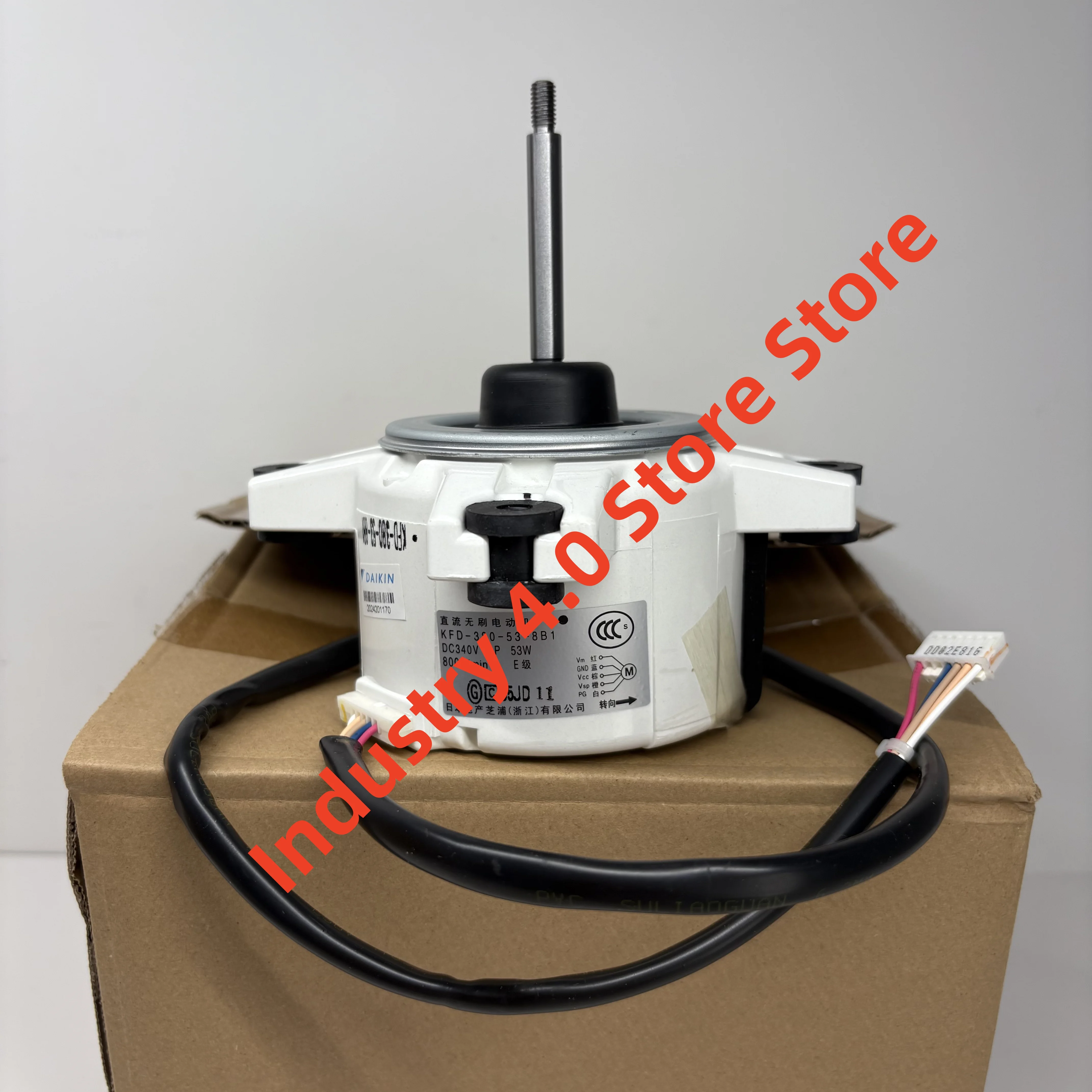 

Air Conditioning Motor Fan KFD-380-53-8B1 DC380V 8P 53W new original