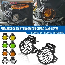 Para BMW R1250RS G310R S1000XR S1000RR C650 F850GS R1200GS F750GS R1250GS Aventura Flipable Nevoeiro Luz Guarda Lâmpada Protetor Capa