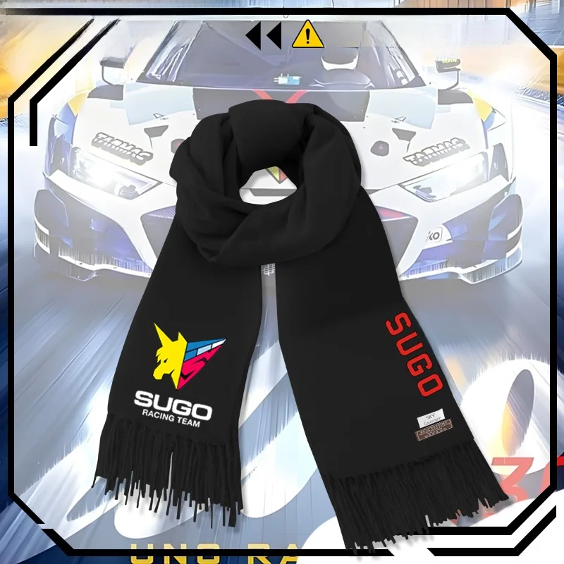 

Новый шарф Sugo Racing Team 2025: Умный, унисекс, теплый, в китайском стиле, из полиэфирного волокна, зимний аксессуар