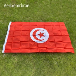 aerlxemrbrae flag Tunisia Flag NEW 90x150cm Tunisian Flag 100% Polyester 3x5ft Flag of Tunisia