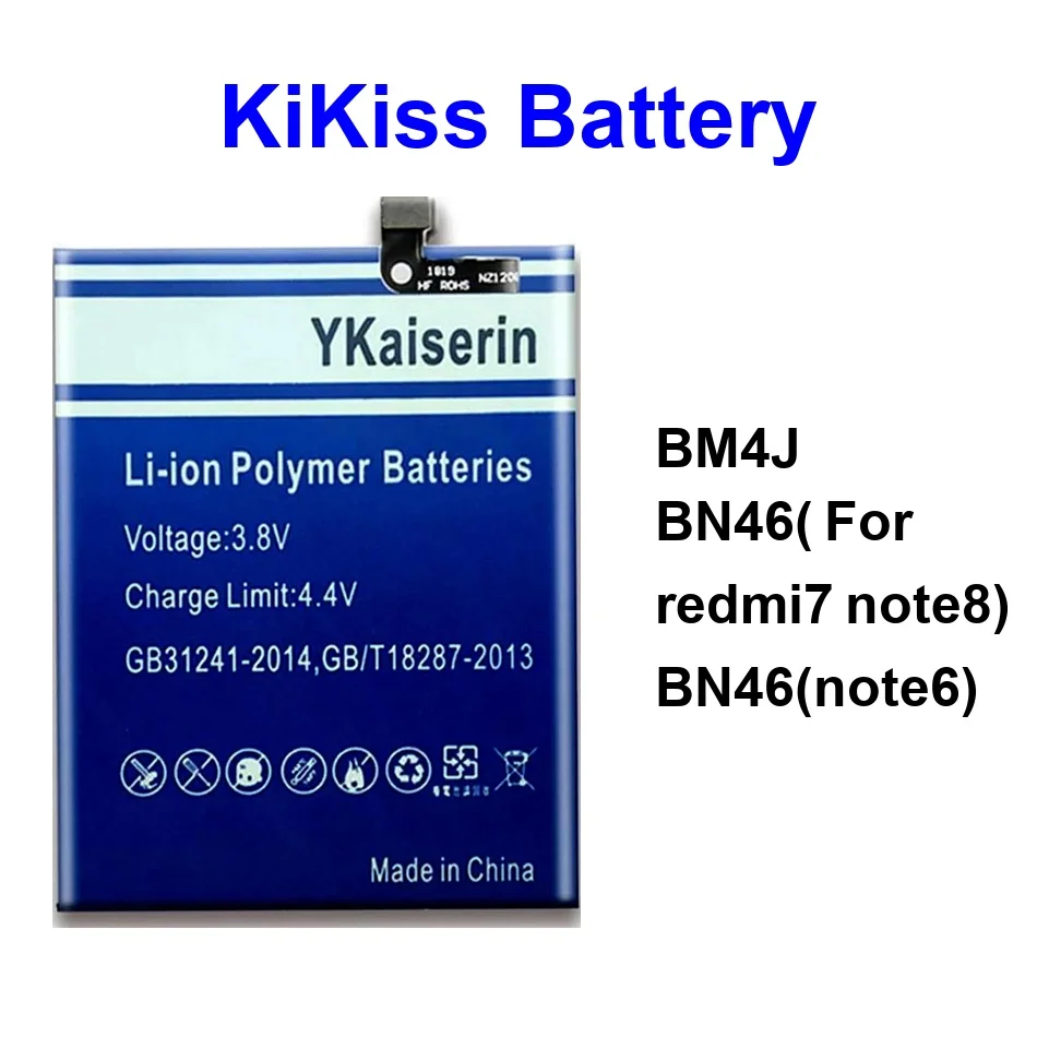 Mobile Phone Battery Fast Charging BM4J Bn46note6 4700-5050Mah For Xiaomi Redmi 88T NOTE6 7 Note 6 8 Pro