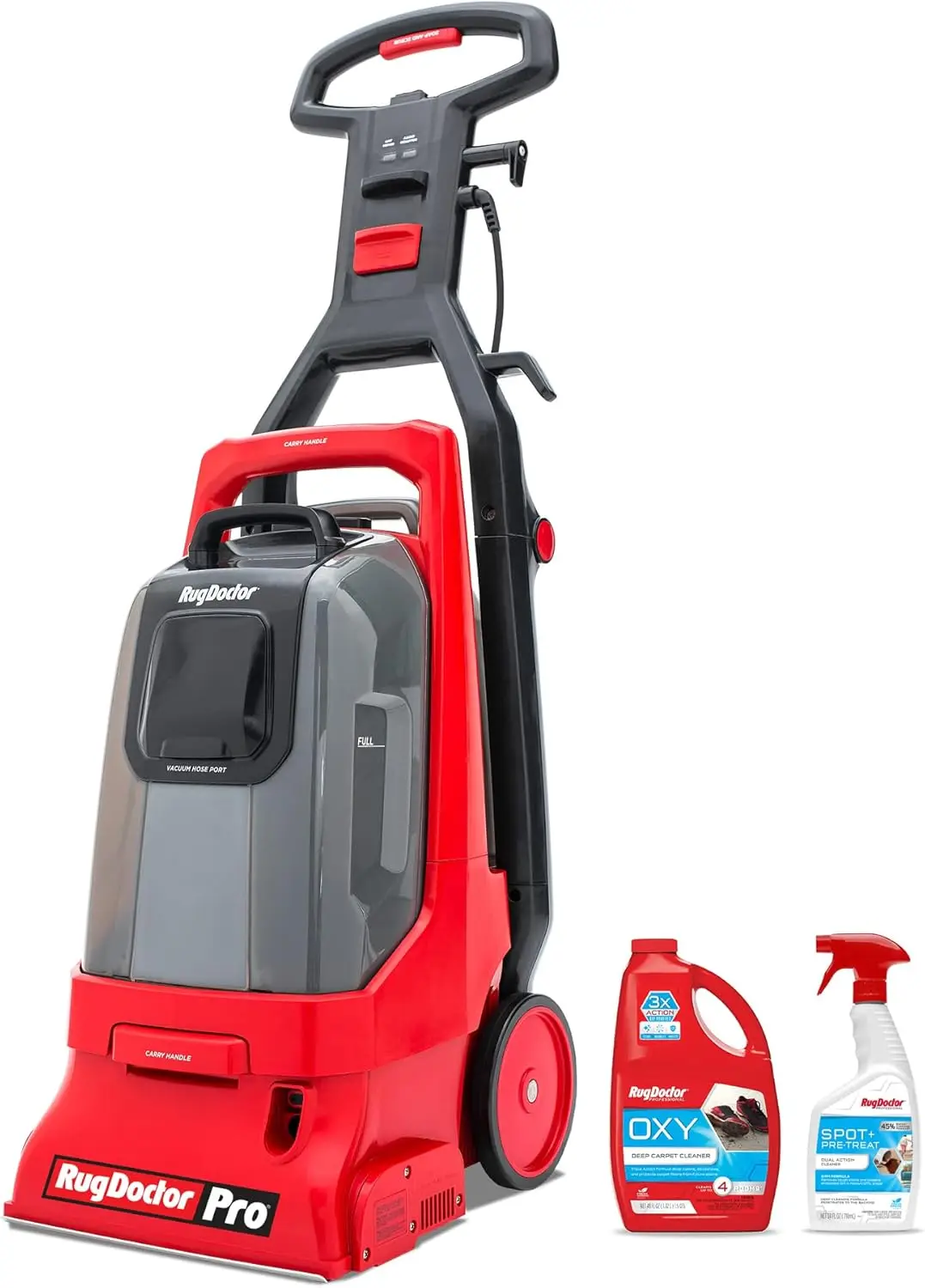 

Машина для чистки ковров Rug Doctor Pro Deep Commercial, Oxy Bundle, в комплект входит 48 унций. Очищающее средство для кислотной очистки и 22 унции. Профессионал