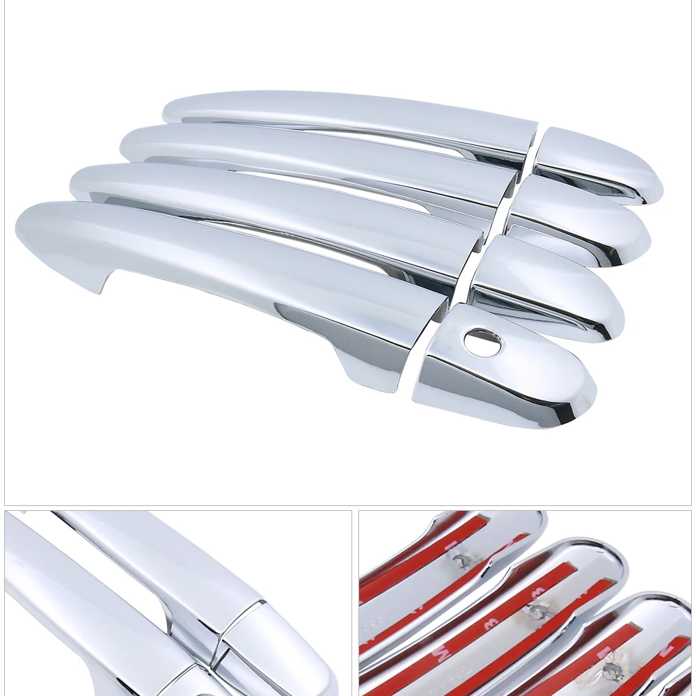 for Mazda 3 2nd Gen BL Axela 2010 2011 2012 2013 Luxurious Chrome Door Handle Cover Trim Catch Cap Car Stickers Accessories ABS