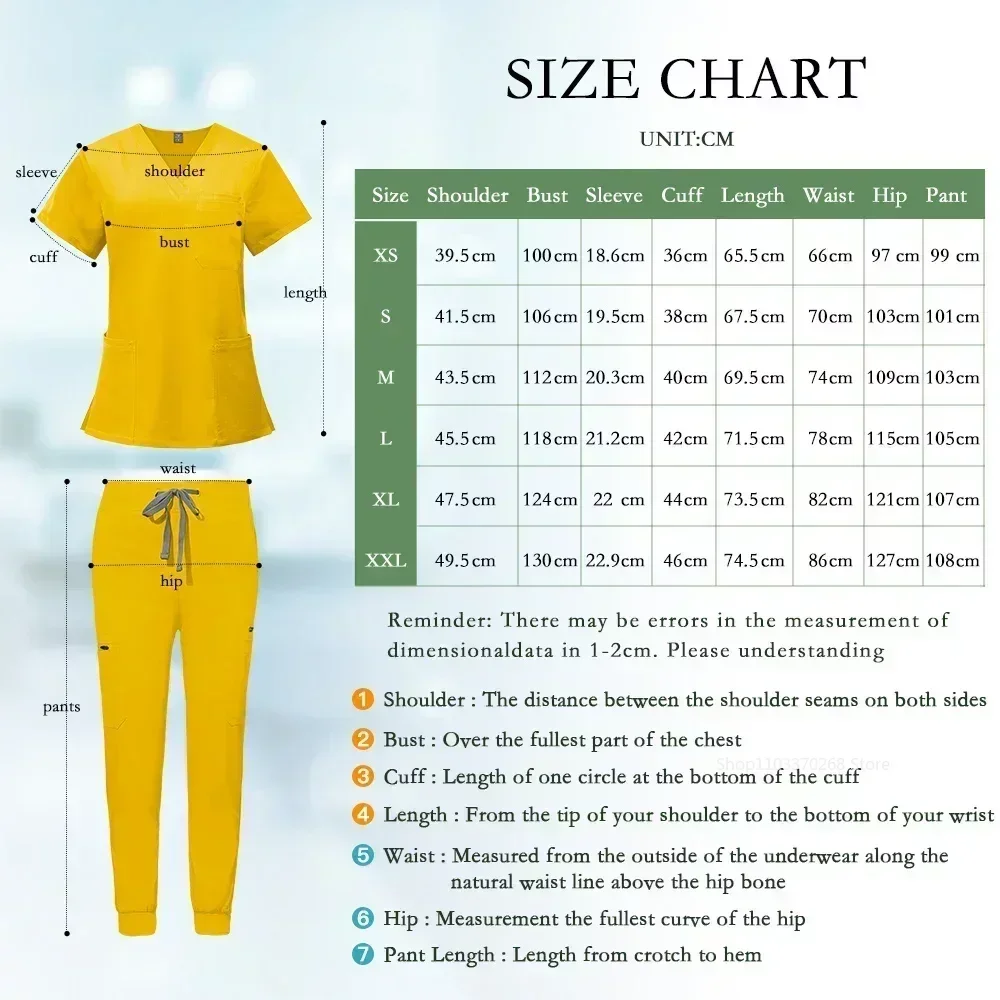 Nurse Uniform Woman Hospital Doctor Men\'s Medical Sweatshirt Nursing Pants Unisex Workshop Uniforms Beauty SPA Work Clothes New