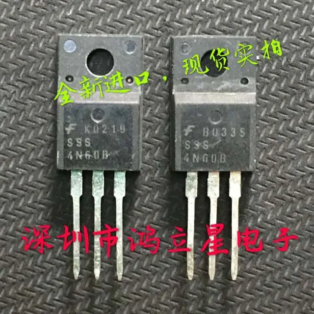 Free shipping   SSS4N60B 4N60B MOS 4A/600V TO-220F   10PCS