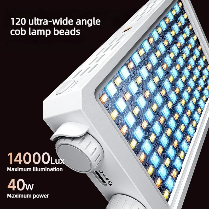 Portable Fill Light Handheld Two Color Selfie Lights High Power Flicker Free Long Battery Life Lamp High Color Rendering Lamps