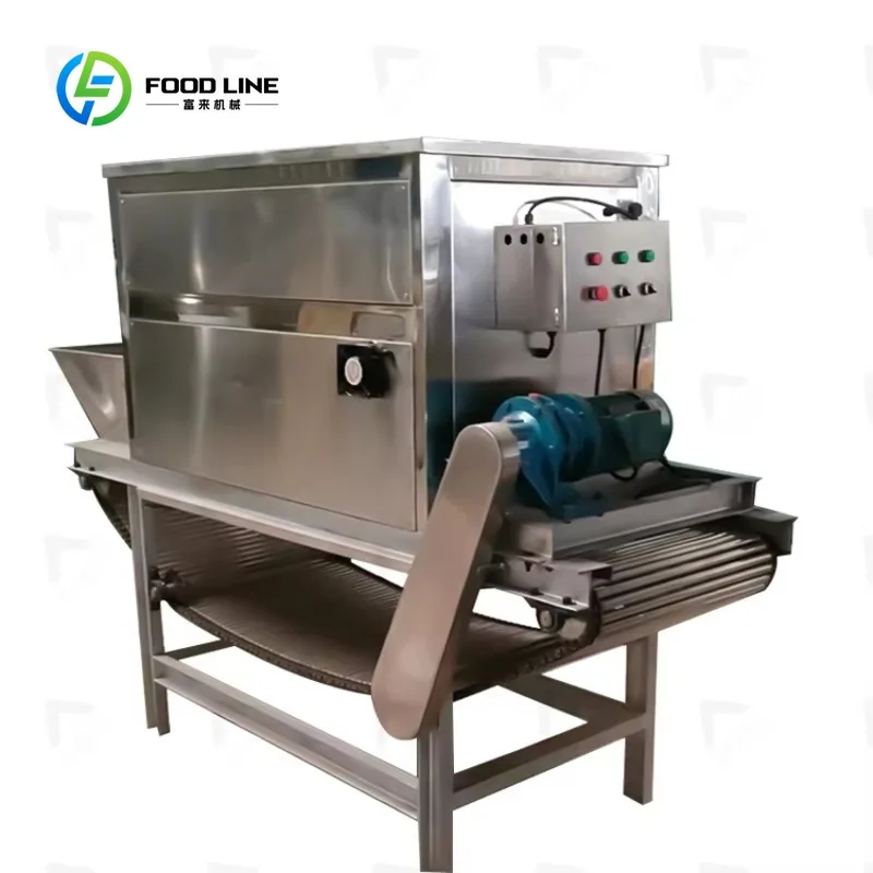 Customized High Efficiency Large Capacity Chain Type Fully Automatic Garlic Peeling Equipment Garlic Deep Processing Machine