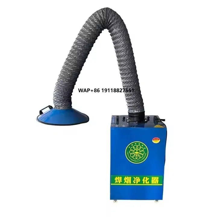 

Portable Industrial Small Dust Collector Vacuum Cleaner New Engine Motor Fume Purifier for Welding Soldering Extraction
