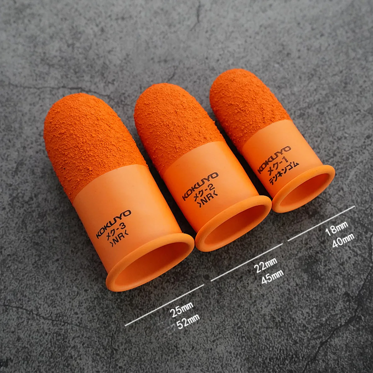 New Non-slip Finger Cover Multi-purpose Counting Sewing Handmade Fingertips Protector Gloves Orange Finger Cots Safety Supplies