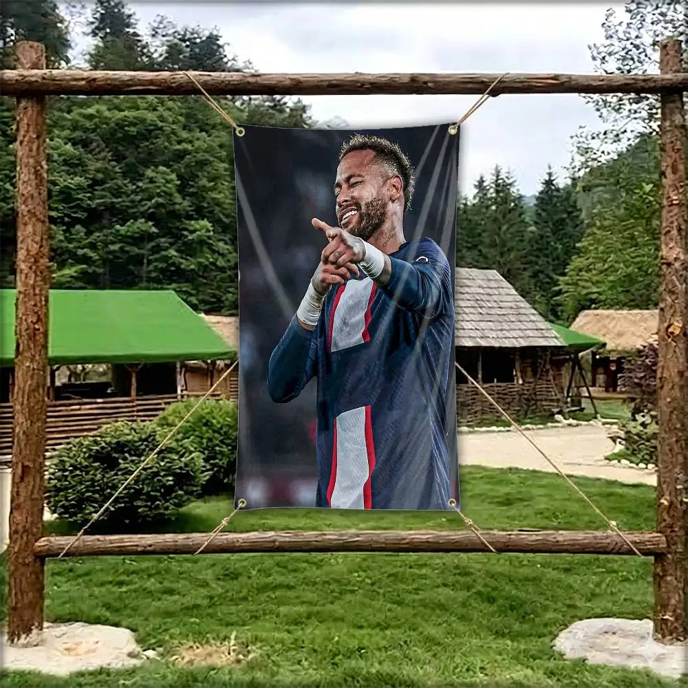 Legend N-Neymar The Boy Wonder Flag Tapestry Banner for Bedroom Living Room Outdoor Camping Custom Supported