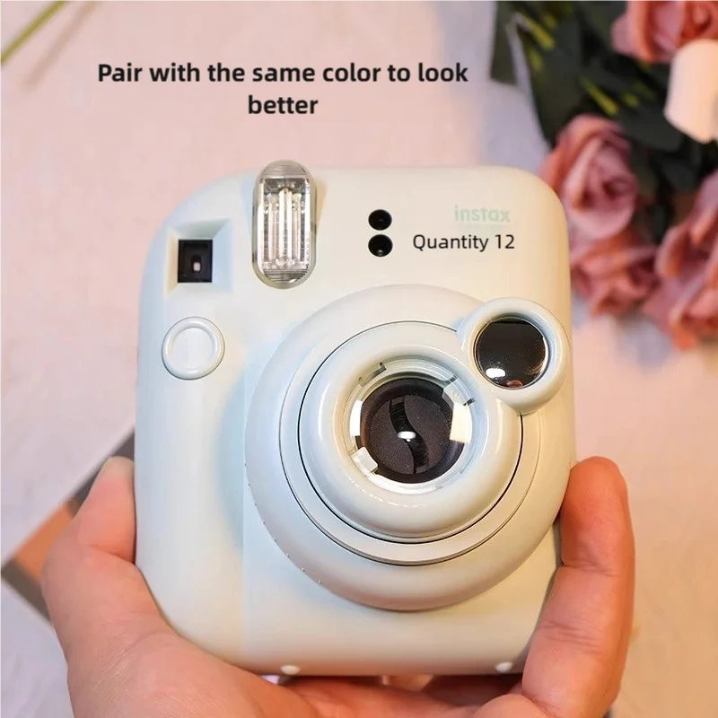 Lente para selfie para instax mini 12, lente para pôster plano, espelho para auto-retrato, acessórios para lentes de câmera instantânea