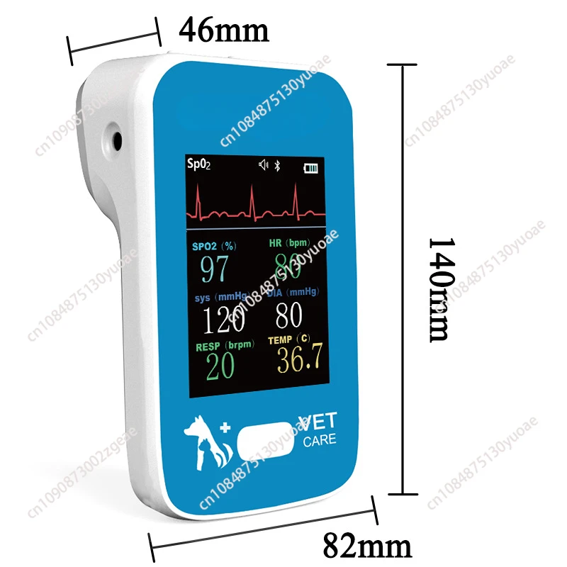 Veterinary monitor ecg handheld veterinary monitor multiparametros AM6200 veterinary monitor device