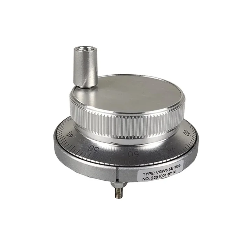 CNC 5V 60Mm 100PPR Manual Pulse Generator Handwheel Rotary Encoder Electronic 4 6 Terminal