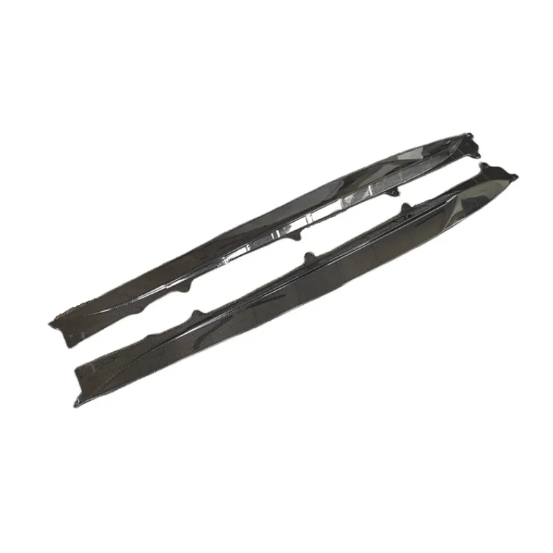 High Quality P7 Style Carbon Fiber Side Skirt Body Kit Fit For F-Type 2014-2018