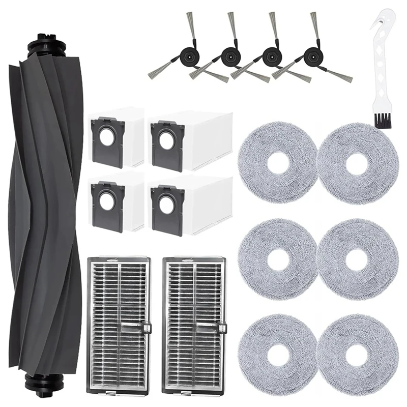 For Dreame X40 Ultra / X40 Pro / S30 Pro Ultra Vacuum Cleaner Main Side Brush Hepa Filter Mop Cloth Replacement Parts