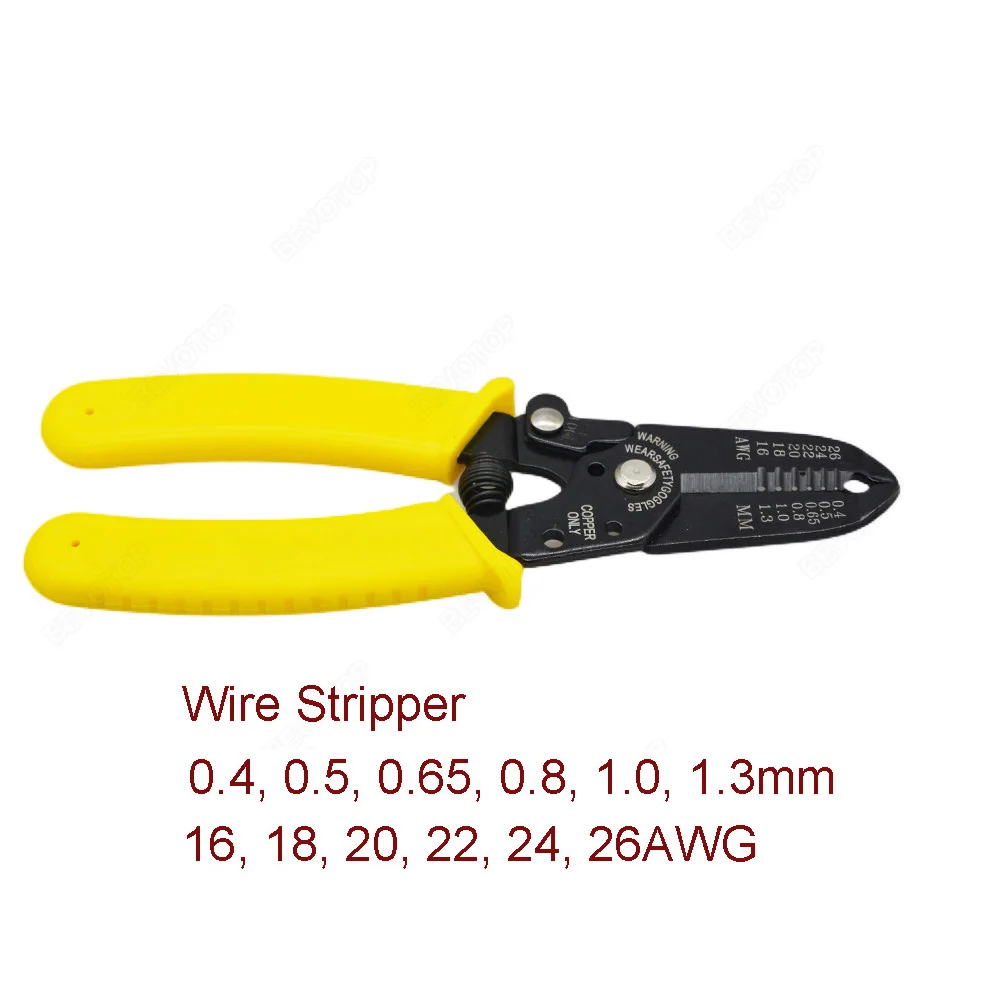 Professional Wire Stripper Wire Cable Cutter Plier Electrician Tool 10AWG~30AWG Stripping Tools Crimping Pliers Terminal Tool