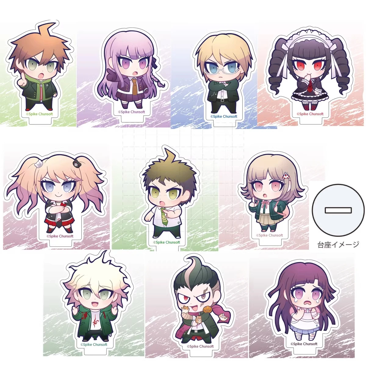 Game V3 Akamatsu Kaede Shuichi Saihara Nanami Chiaki Acrylic Stand Doll Anime Ouma Kokichi Figure Model Plate Cosplay Toy Gift