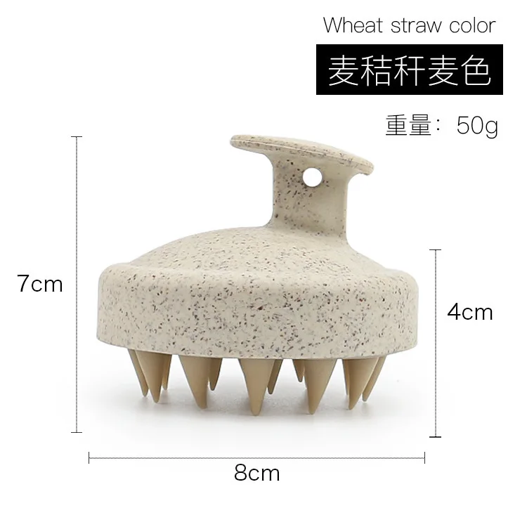 Silicone Shampoo Scalp Hair Massager Head Body Scalp Massage Brush Hair Washing Comb Bath Shower Brush Salon Hairdressing Tool