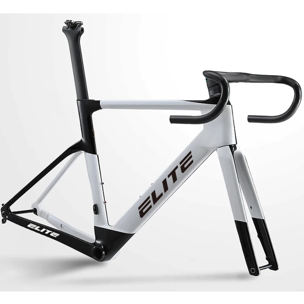 ELITE Rahmen Carbon Rennrad Rahmen Fahrrad Zubehör Scheibenbremse Carbon Radfahren Frameset T1000 Racing rahmen BB86 – Detail 9