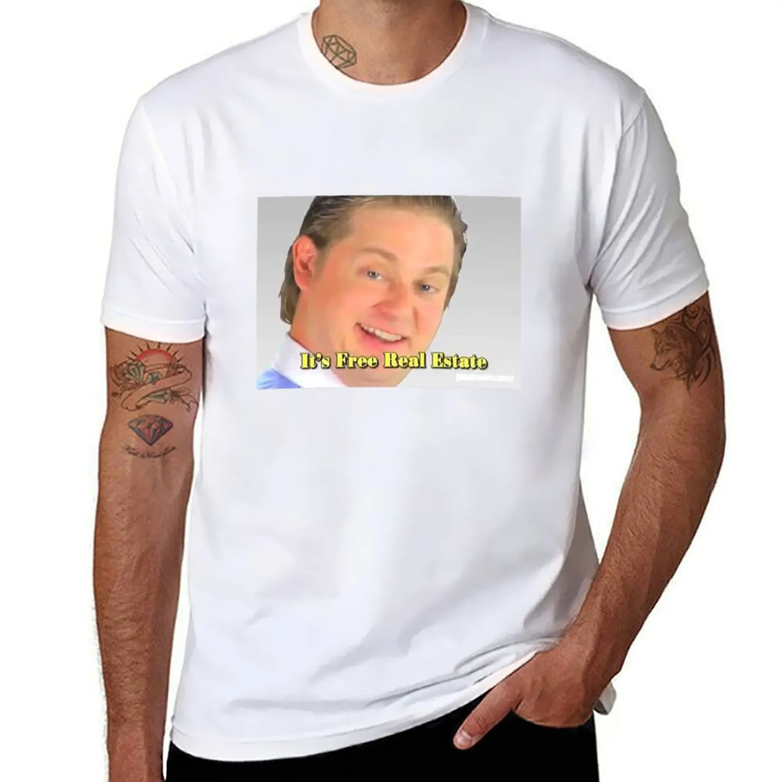 

Tim and Eric - It's Free Real Estate T-Shirt man t shirt summer t shirt personalised T-Shirt