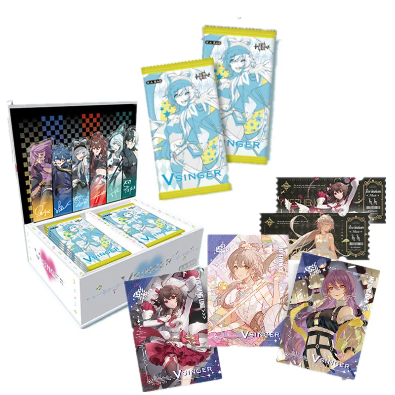 

Project Sekai Colorful Stage! Feat VIRTUAL SINGER Card Hatsune Miku Luo Tianyi Box Anime Periphery Collectible Card Toys Gifts