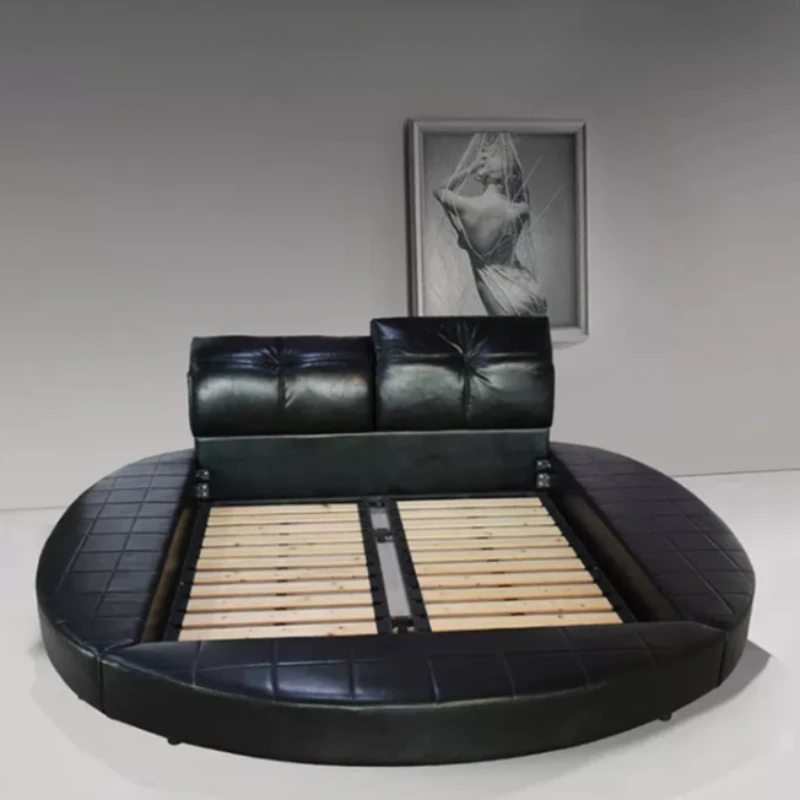 180x200 Cm Bedroom Bed Hotel Double Mid Century Floor Bed King Size Pallet Muebles Para Dormitorio Italian Furniture Luxury