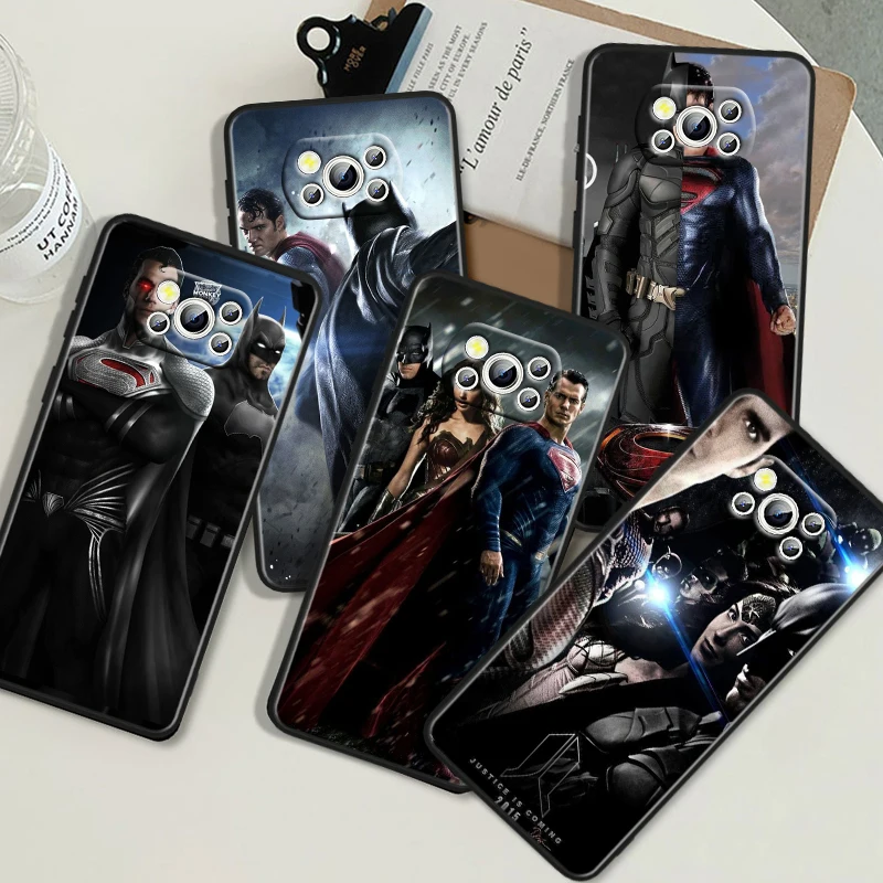 Superman Batman For Honor V20 10i 10X 9S 9X 9C 9A 8X 8C 8A 7S Magic 5 Lite Pro MAX Black Soft Phone Case