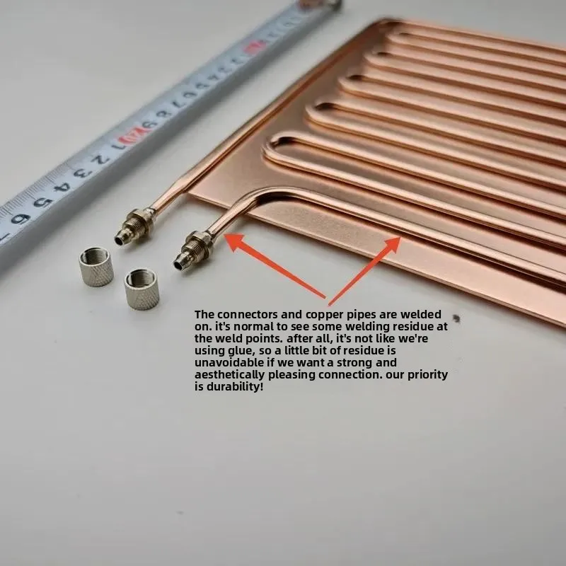 Efficiency Pure Copper Semiconductor Water-Cooled Plate Compatible with Apple iPad Tablet Phone DIY Custom Cooling Repair Parts