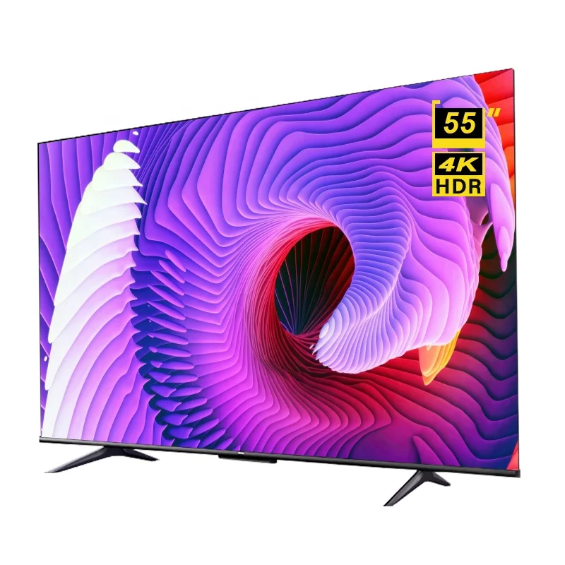 

STLF DZ WJW Advanced New Design 55" Inch Tempered Glass 55'' Frameless Television 4K 2K Smart TV Android Digital Television OEM