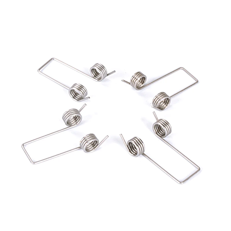 10PCS Garbage Can Adjustable Compress 1mm Double Torsion Spring Hand-operated Flip-top Storage Bucket Accessory
