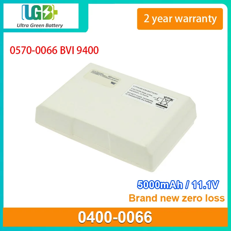 

UGB New Battery For Verathon BladderScan BVI9400 0400-0066 0570-0066 0400-0121 medical battery 11.1V 5000mAh