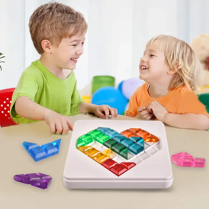 

120 Challenges Jigsaw Puzzle Hide Seek Game Toys with Solution Strategy Board Games Training Toy Children Montessori Toy Gift