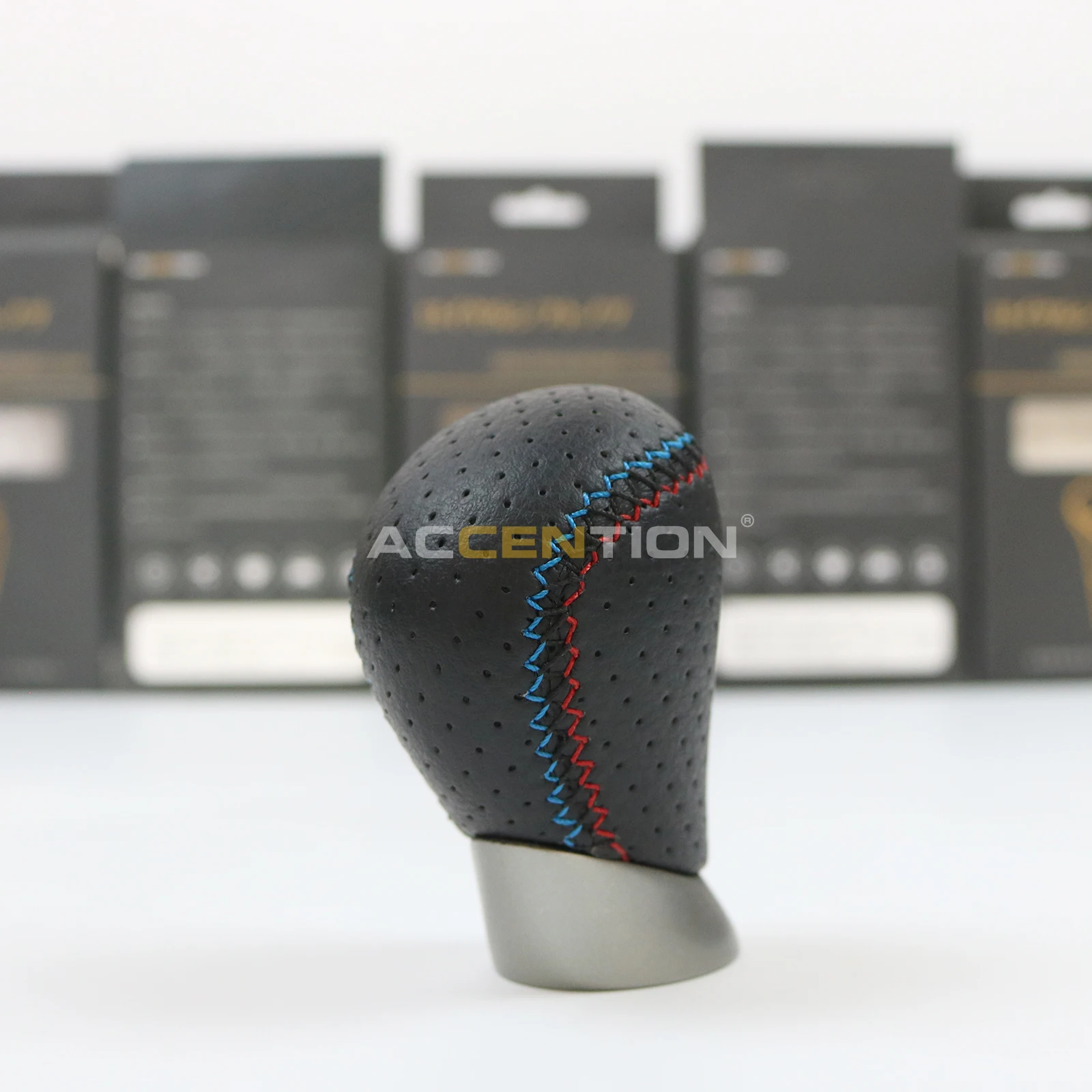 Black Leather Gear Shift Knob For Lexus RC F 2014-2021 GS F 2012-2018 Car Accessory Replacement Shift Knob
