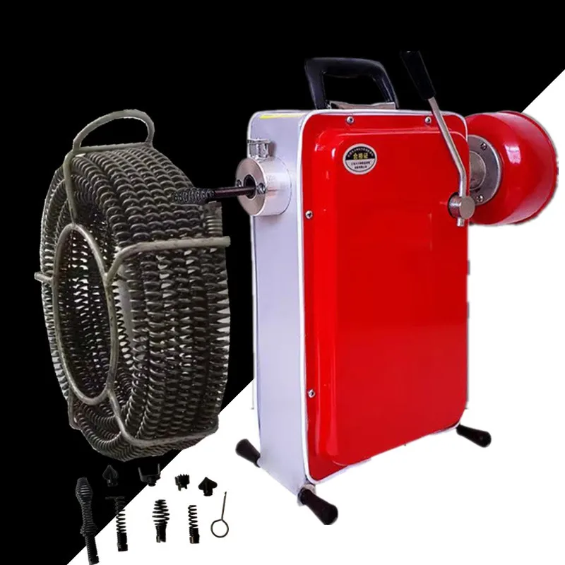 100 type electric pipe dredging machine sewer toilet toilet clogging artifact community hotel kitchen dredger