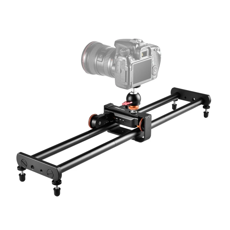 

Wholesale YELANGU L4X-60ET 60cm Splicing Slide Rail Track Camera Slider Trolley Rail Buckle With Ball Head