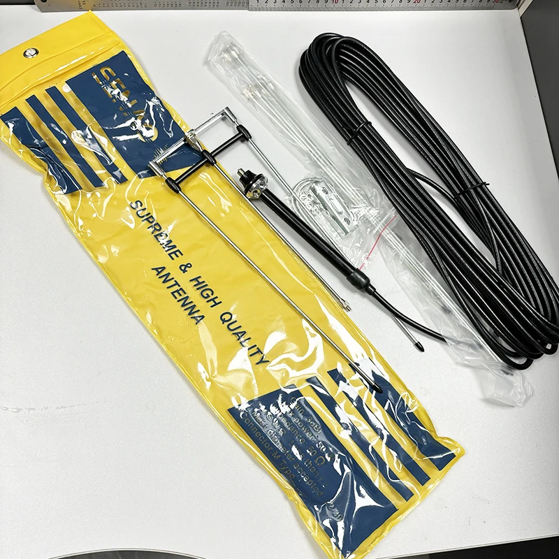 SENAO-antenna para coche, 50W, alta potencia, SN629, conector alimentador SN6610, tipo M, antena para vehículo para estación de Radio de coche KENWOOD