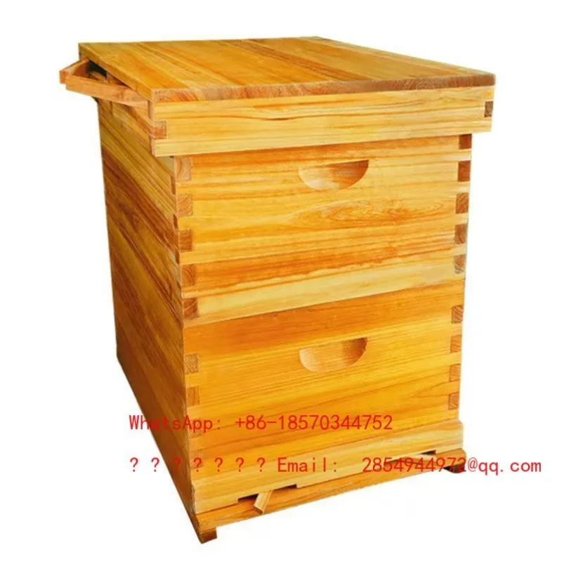Bee Follow-up Box Ten Frames Standard Double-layer Beehive Full Set Double-layer Beehive Second Layer