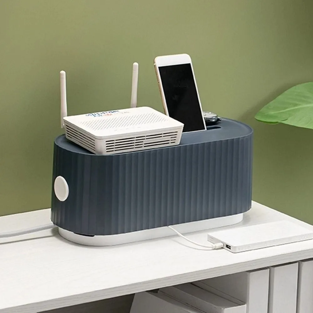 

Router Board Bracket Cable Storage Box Patch Panel Finishing Box Mobile Charger Storage Socket Storage Case Waterproof Dustproof