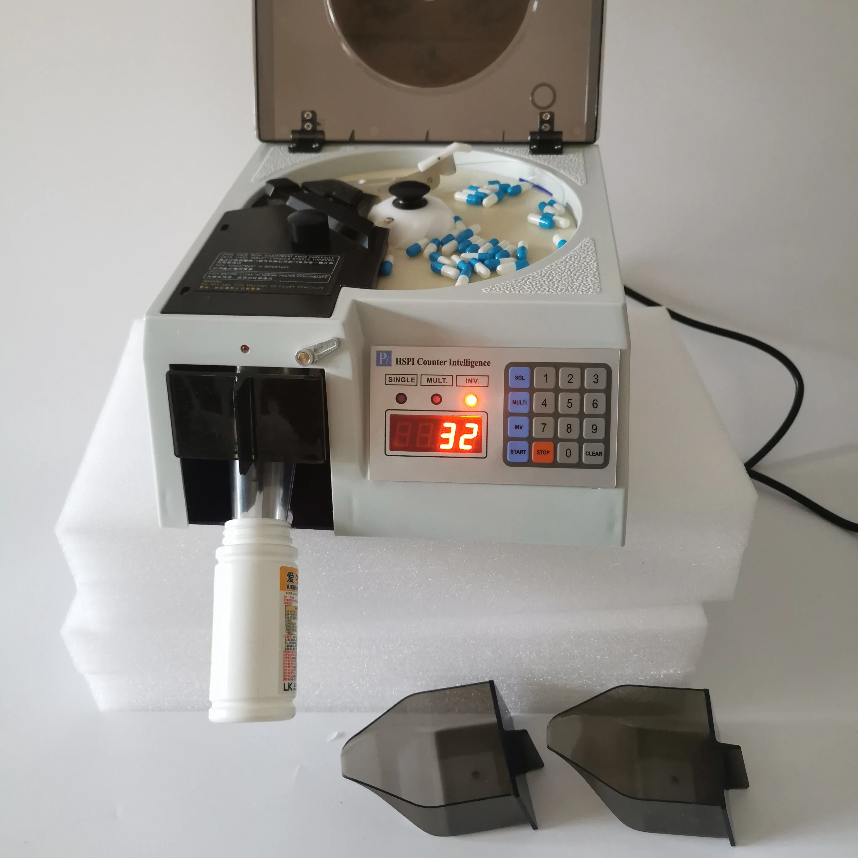 

Automatic Capsule Tablet Counting Machine Electronic Pill Counter for Pharmacy Lab Capsule Tablet Counting Equipment