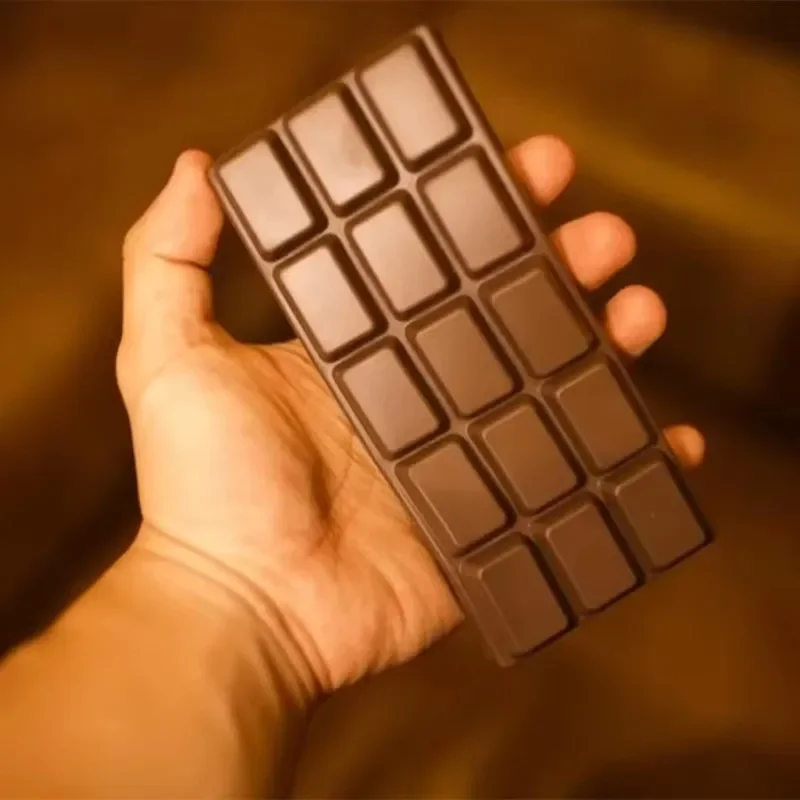 Big Chocolate Bar Extrusion Toy Simulates Food Play, Slow Soft Rebound and Decompression Relaxation Toy Party Gift. Squeeze Toys