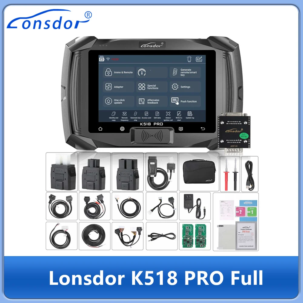 

Полная версия программатора ключей Lonsdor K518 PRO, встроенный для GM CAN FD, эмулятор Toyota, бесплатно для лицензии Toyota/JLR/Nissan/Volvo
