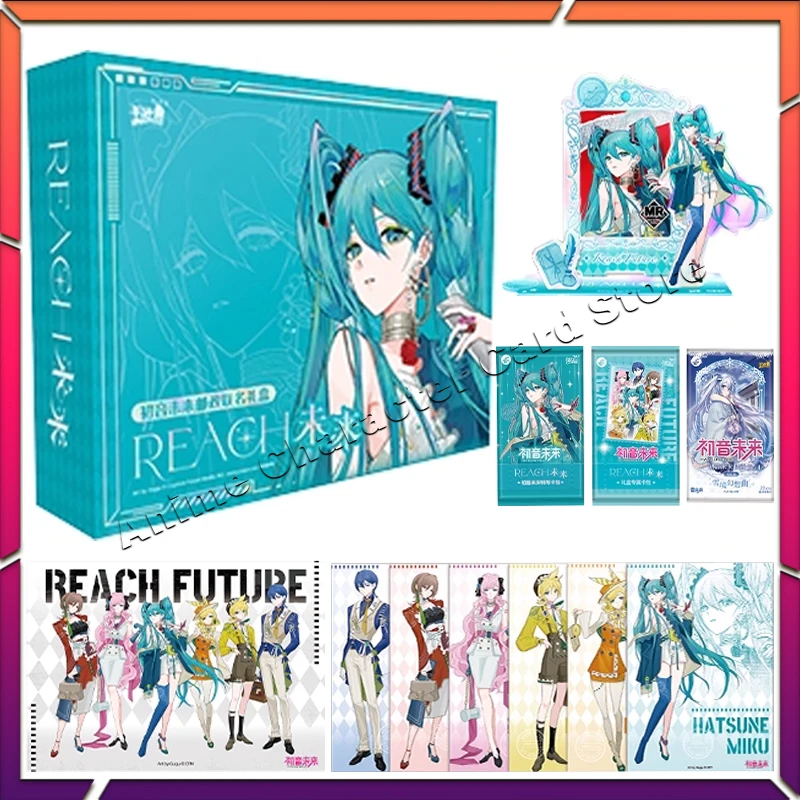 

Оригинальная карта KAYOU Hatsune Miku, настоящая акриловая карта, кирпичи, подарочная коробка, открытка, коллекционные карты аниме, подарки для детей