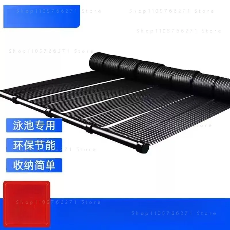 Swimming Pool Solar Hot Water Heater Mat Panel Pool Heater Black Rubber Solar Heating Mat NBR Length 300cm Sun Energy Mat