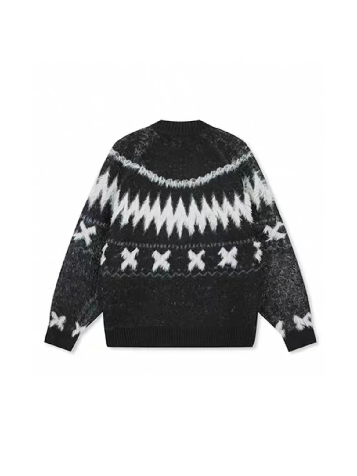 

Вязаный свитер в стиле ретро American Fair Isle, осень-зима, новый вязаный свитер High Sensation Color Blo, модный топ