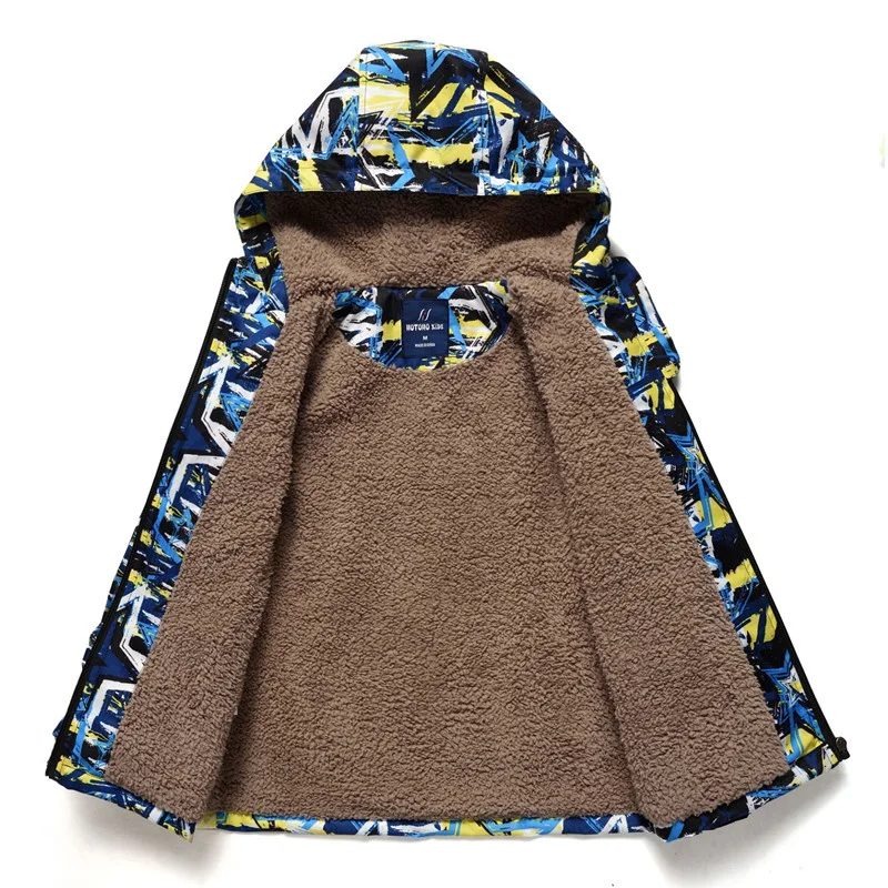 Nuovo stile ragazzi giacche cappotti primavera autunno inverno bambini cappotto giacche a vento impermeabile antivento neonati giacca spessa calda